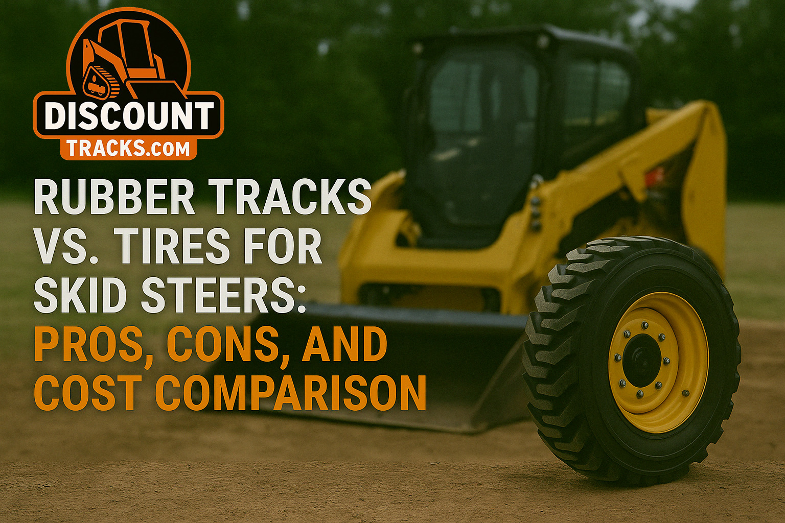 Rubber Tracks vs. Tires for Skid Steers: Pros, Cons, and Cost Comparison