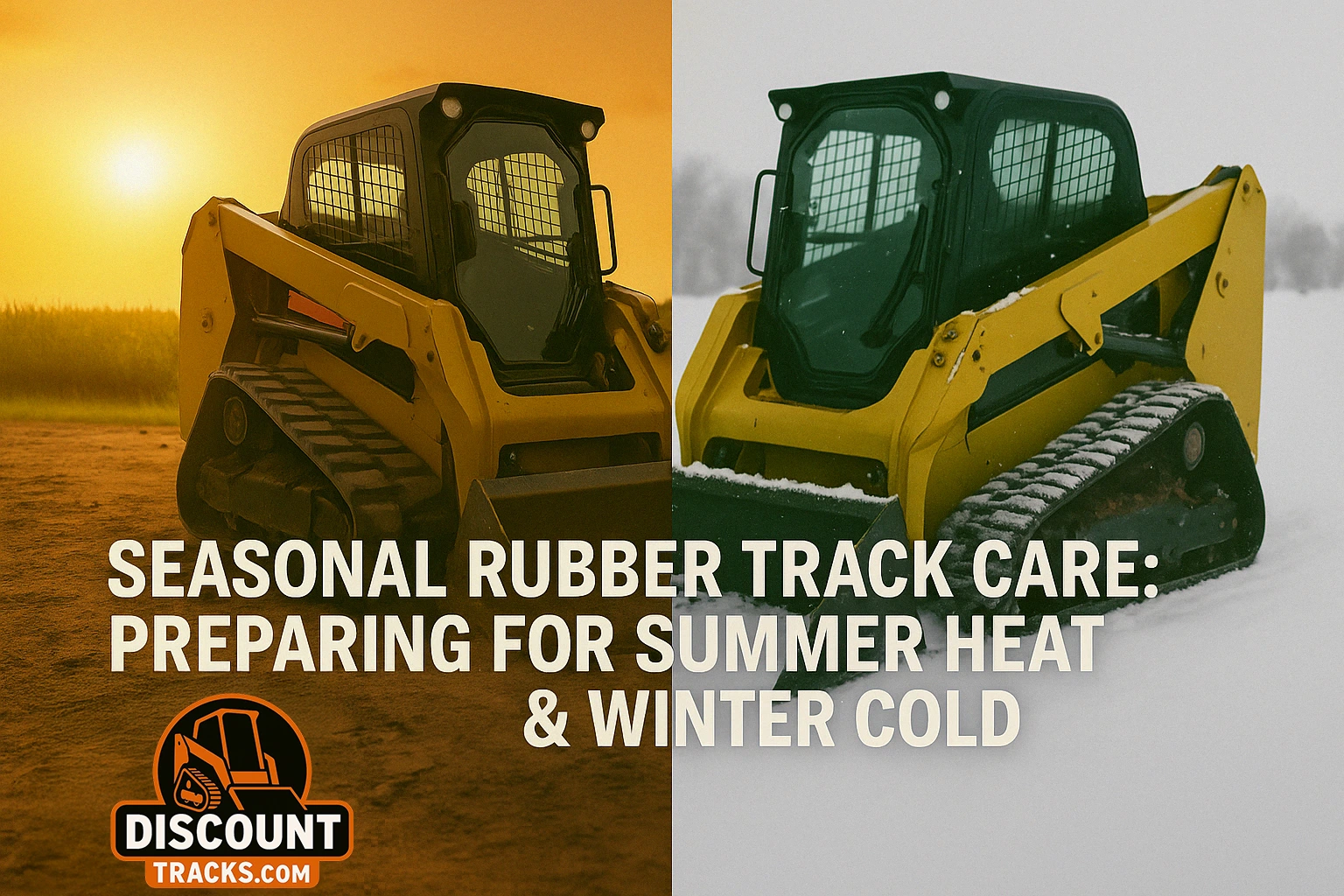 Seasonal Rubber Track Care: Preparing for Summer Heat & Winter Cold